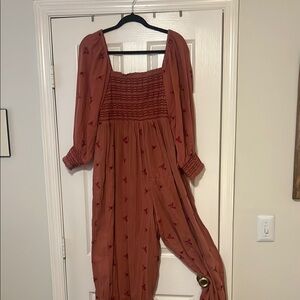 Free People Pink Romper